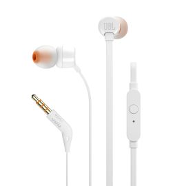 ECOUTEURS T110 A/MIC BLANC JBL