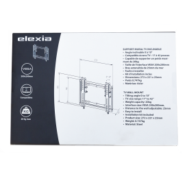 SUPPORT MUR FIX (MPSW698SST) -711- (17-42) ELEXIA