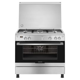 CUISINIERE AKG933A7OX 5F GRILLES FONTE INOX ARTHUR MARTIN 