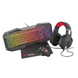 PACK CLAVIER+SOURIS+TAPIS+CASQUE GXT1182RW TRUST