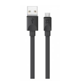 CABLE FLAT USB-A / USB-B 1,2M NOIR XTREMEMAC