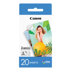 ZINK PAPER ZP-2030 20 SHEETS EXP HB