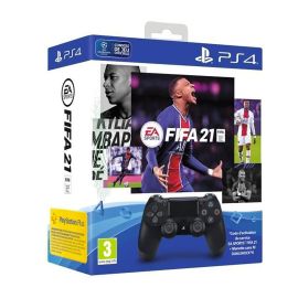 PS4 WIRELESS DUALSHOCK BLACK V2+ FIFA 21 MULT SON