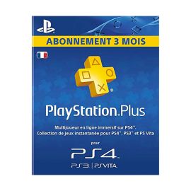 PS4 LIVECARDS PS PLUS ABO 3 MOIS