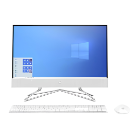 PC AIO 1G9T5EA I3-1005G1 4G 1T W10 21,5" WHITE HP