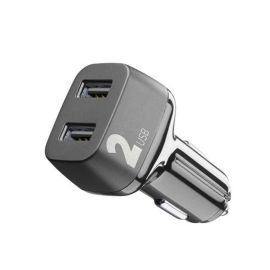 CHARGEUR VOITURE 2USB 12W CBRUSB224WK CELLULARLIN
