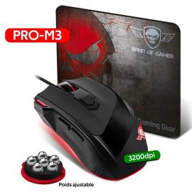 PACK SOURIS ET TAPIS DE SOURIS 3200DPI SOG
