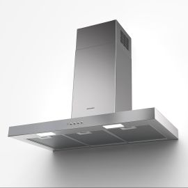 HOTTE AMCT9151S DÉCORATIVE MURALE 90CM INOX A,M