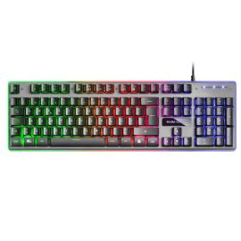 CLAVIER GAMER MK220FR RGB EDGE ALUM BLK MARSGAMIN