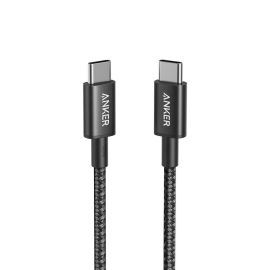 CABLE NYLON USB-C TO USB-C 2.0  3.3FT BLACK ANKER