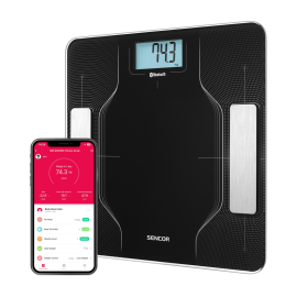 PÈSE PERSONNES BLUETOOTH SBS_8002BK SENCOR NOIR