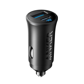 ADAPTATEUR CAR 30W 2PORTS BLACK A2741H11 ANKER