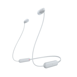 HEADPHONES BT WI-C100/WZ E WHITE