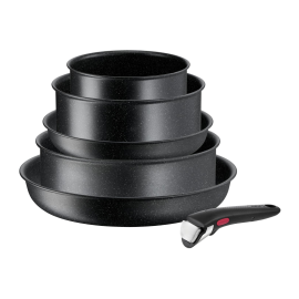 BATTERIE DE CUISINE INGENIO 6P NOIR TEFAL
