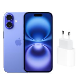 IPHONE 16 128GB ULTRAMARINE MYEC3 APPLE + 20W USB-C POWER ADAPTER MUVV3 APPLE