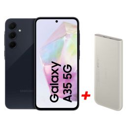 SMARTPHONE A35 8+256GB AWESOME NAVY SAMSUNG + POWERBANK 10000MAH 25W  EB-P3400 SAMSUNG