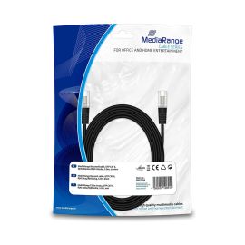 CABLE RESEAU RJ45 5M NOIR MEDIA RANGE