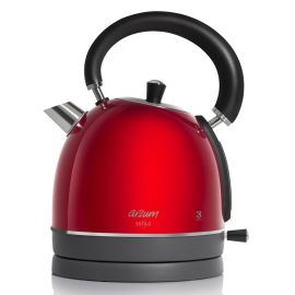 Fourward Bouilloire En Acier Inoxydable LED Bleue 1.7L 2200W, Arrêt Automatique Et Protection