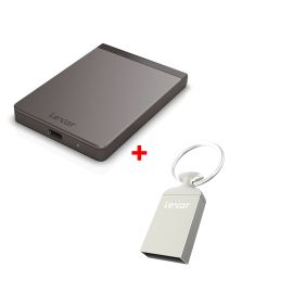 SSD EXTERNE 1TO L200 TYPE C USB3.1 LEXAR + CLE USB ALLU 16G 2.0 M22 LEXAR
