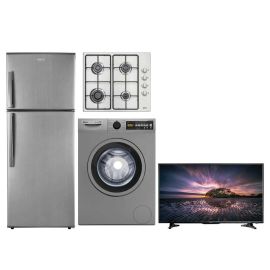 REF NF480SILVER+MAL T1045S+LED50SMART+PLAQUE BG41