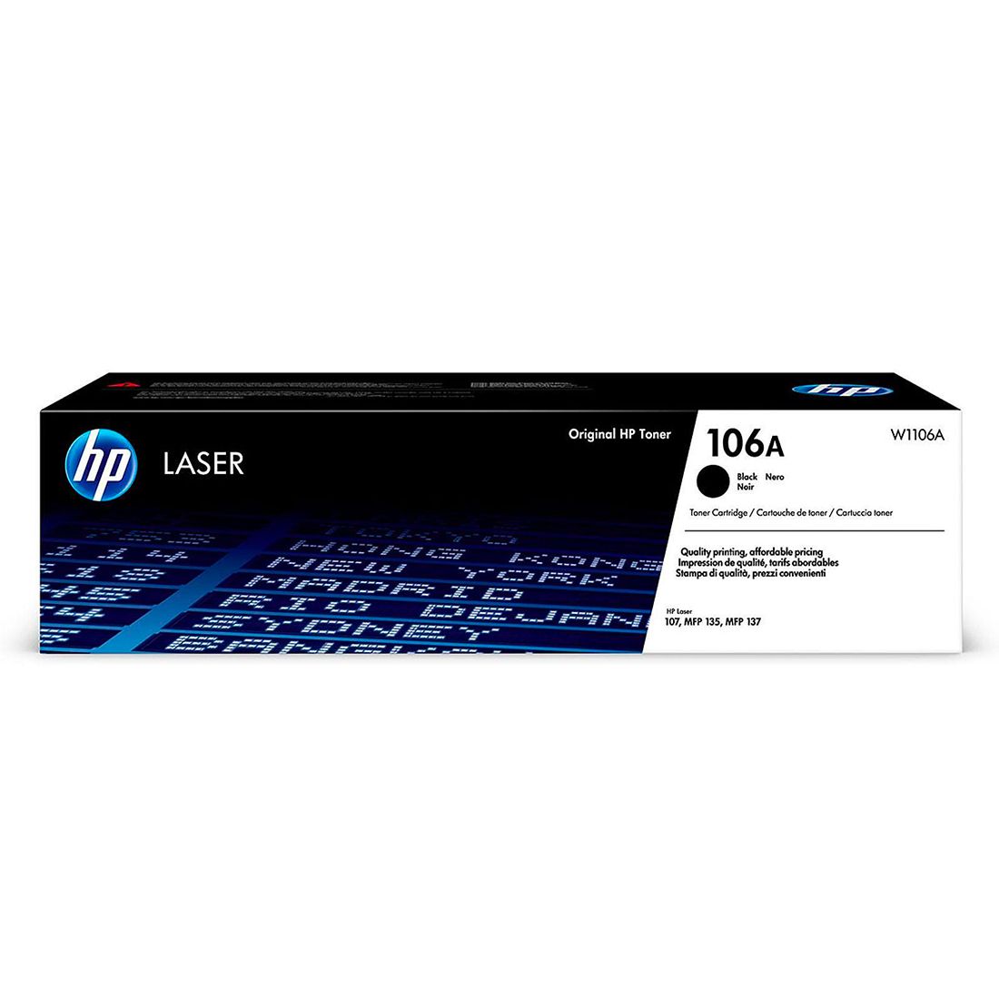 TONER 106A W1106A NOIR DT HP
