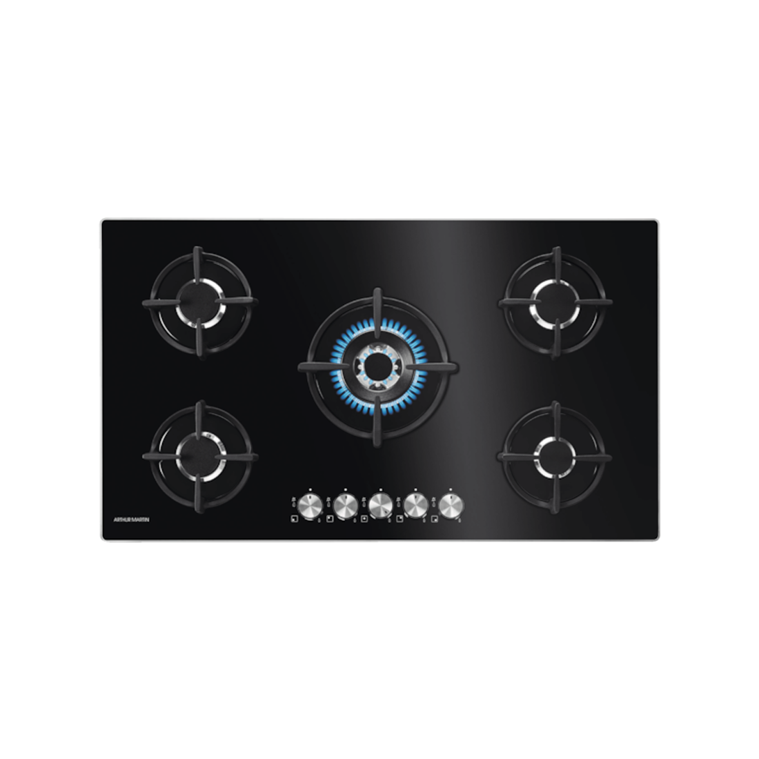 TC AGG95375K GAZ EN VERRE 90 CM 5 FEUX