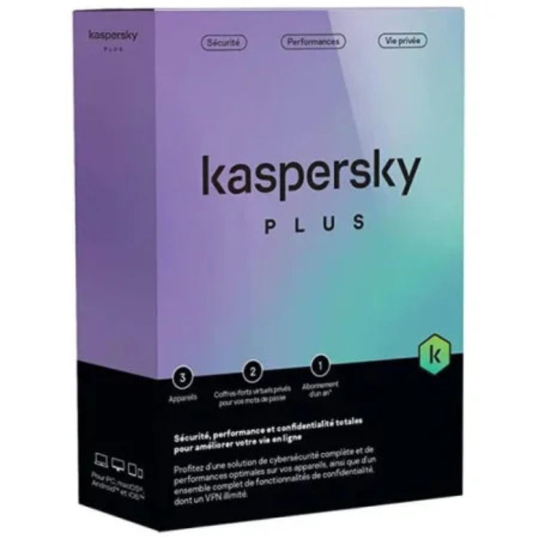 ANTIVIRUS PLUS 1AN 3PC KASPERSKY