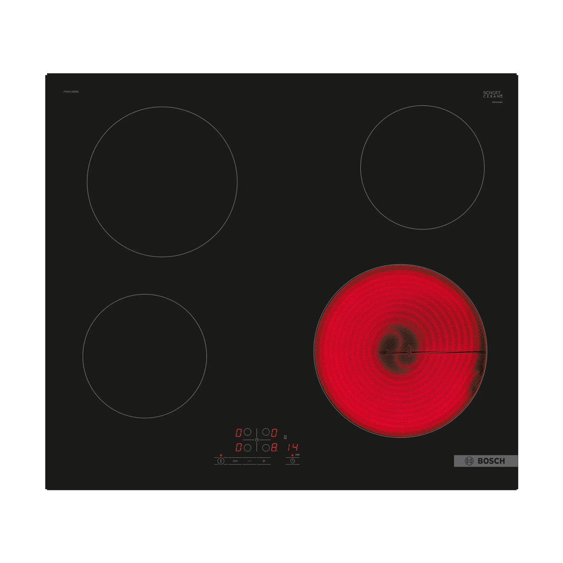 TC ELECT  VITRO PKE611BB8E 60CM BLACK  BOSCH