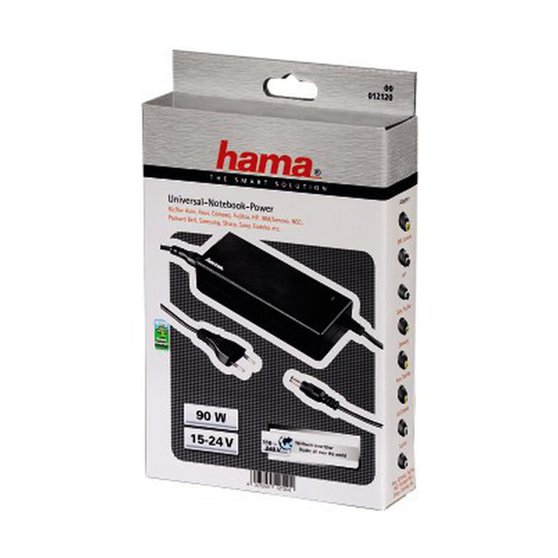 ADAPTATEUR SECTEUR UNIVERSAL PC LAPTOP 15-24V/90W