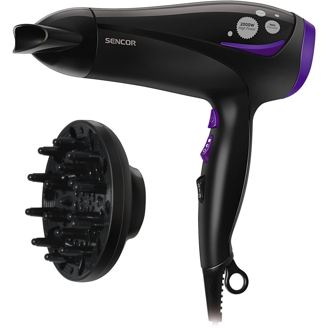 SÈCHE CHEVEUX SHD_108VT 2200W NOIR SENCOR